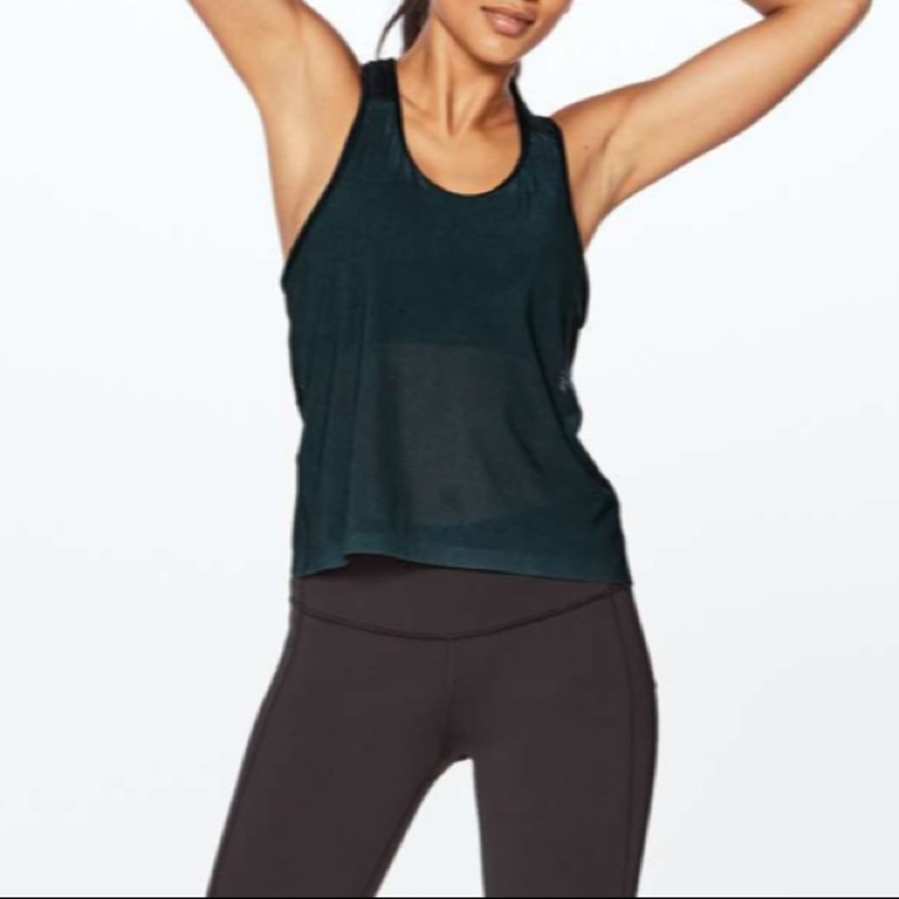 Lululemon ready set go tank submarine sz 4